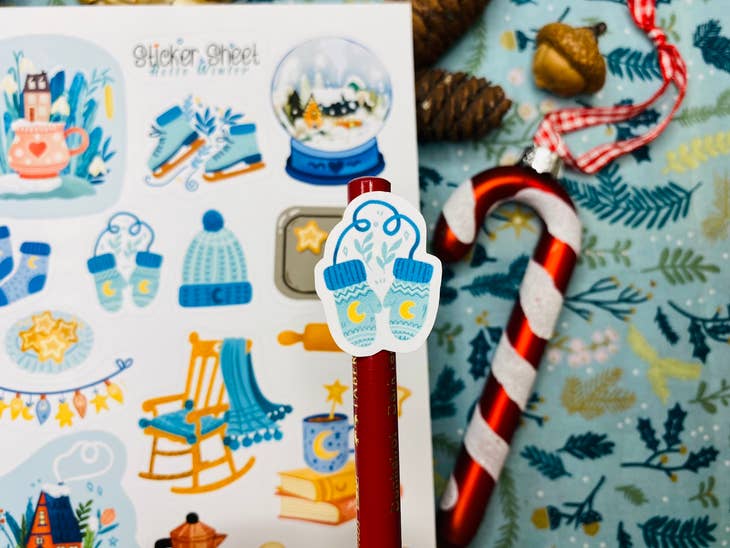 Hello Winter Sticker Sheet