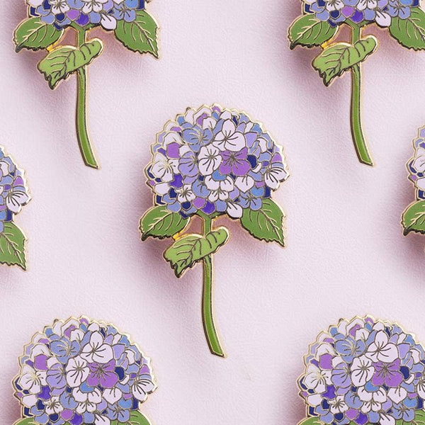 Hydrangea Enamel Pin – Botanical Bright - Add a Little Beauty to Your  Everyday
