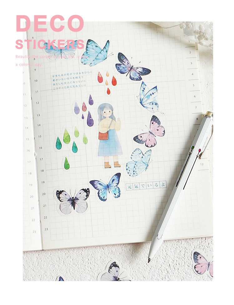 Pegatinas washi flake de Lil Missy (40 piezas)