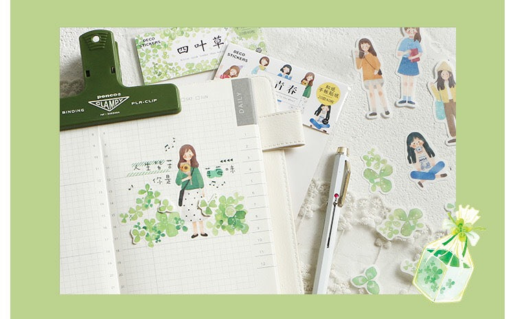 Feeling Washi Flake Sticker (40 pieces)