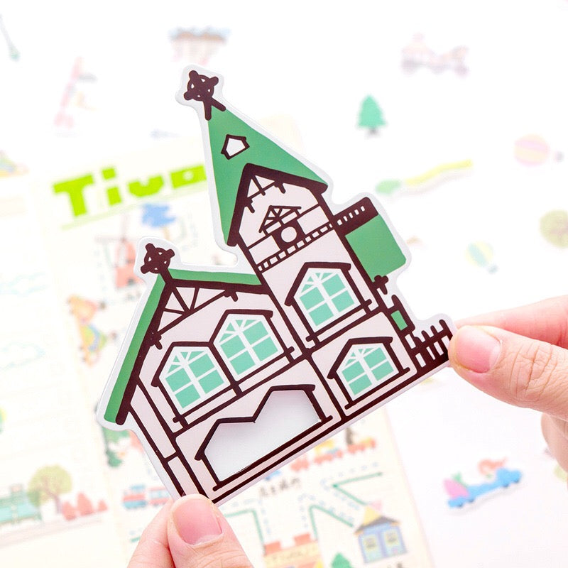 Pegatinas washi de Villager (40 piezas)