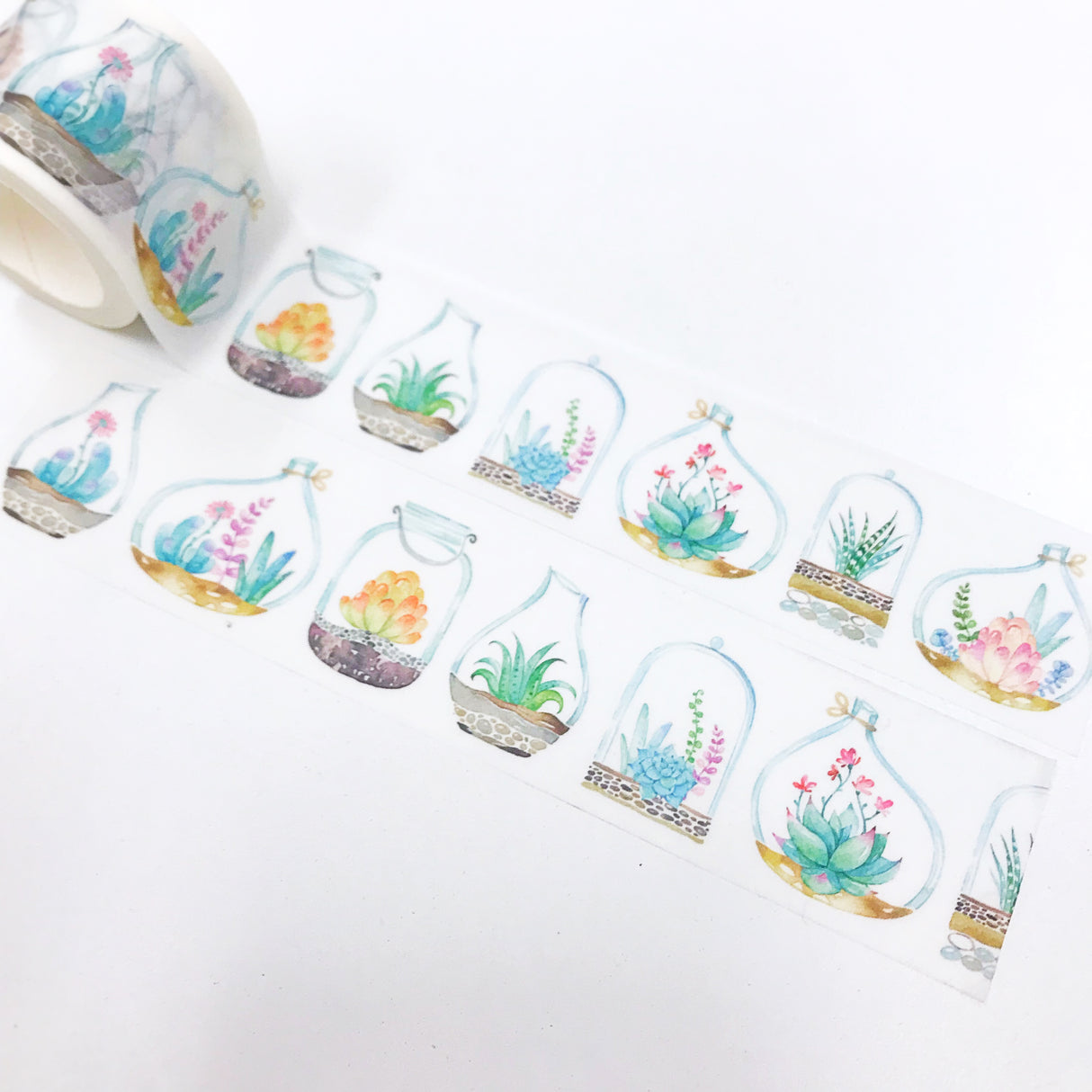Succulents Washi Tape