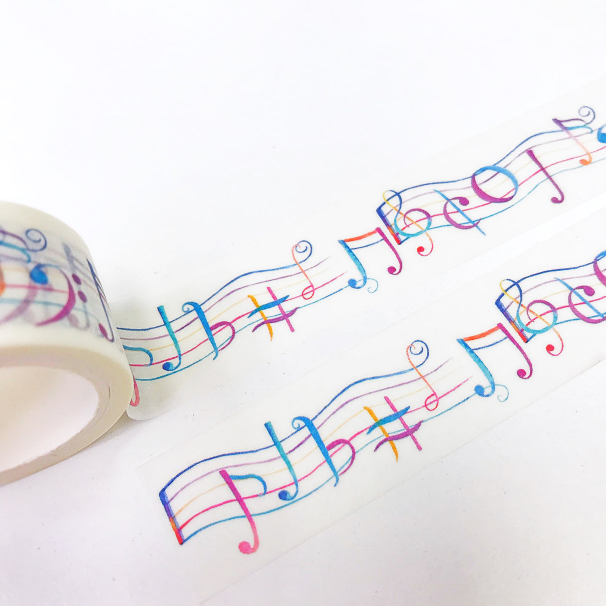 Dancing Music Notes Washi Tape