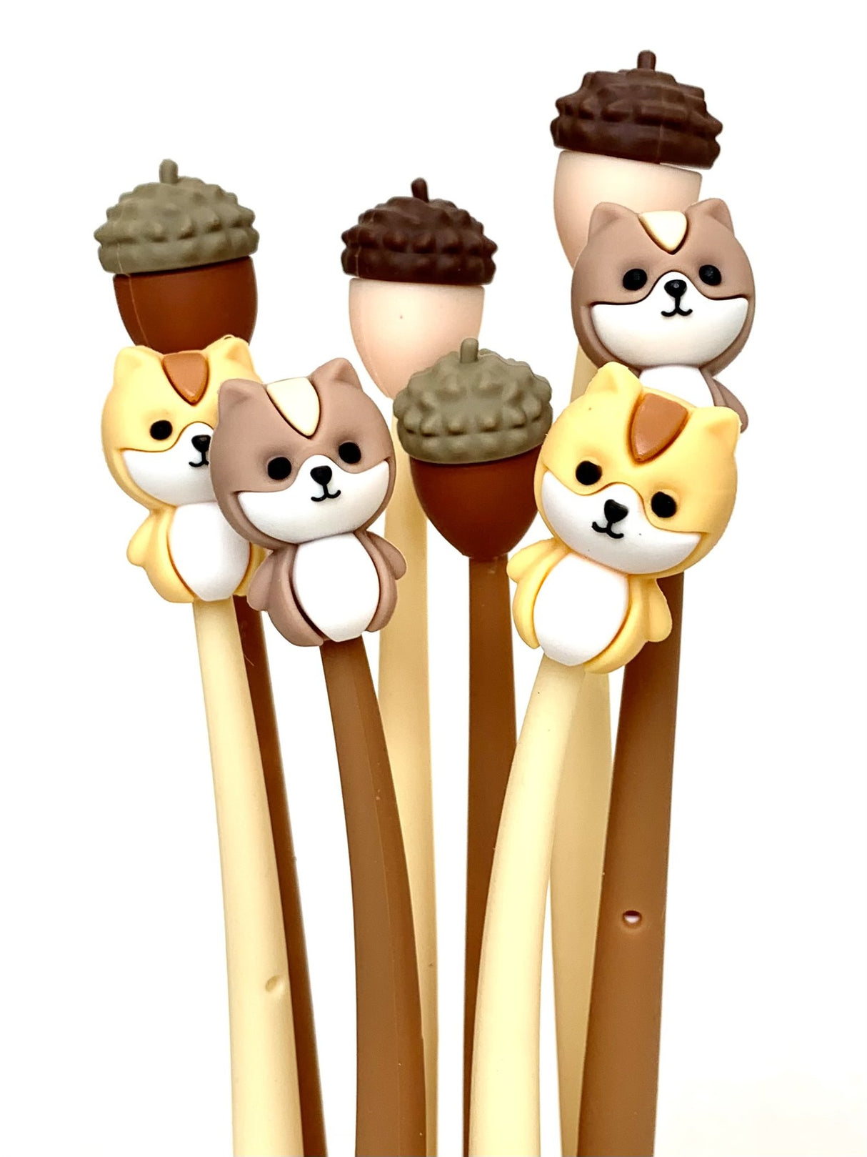 Squirrel & Acorn Gel Pen Black Ink