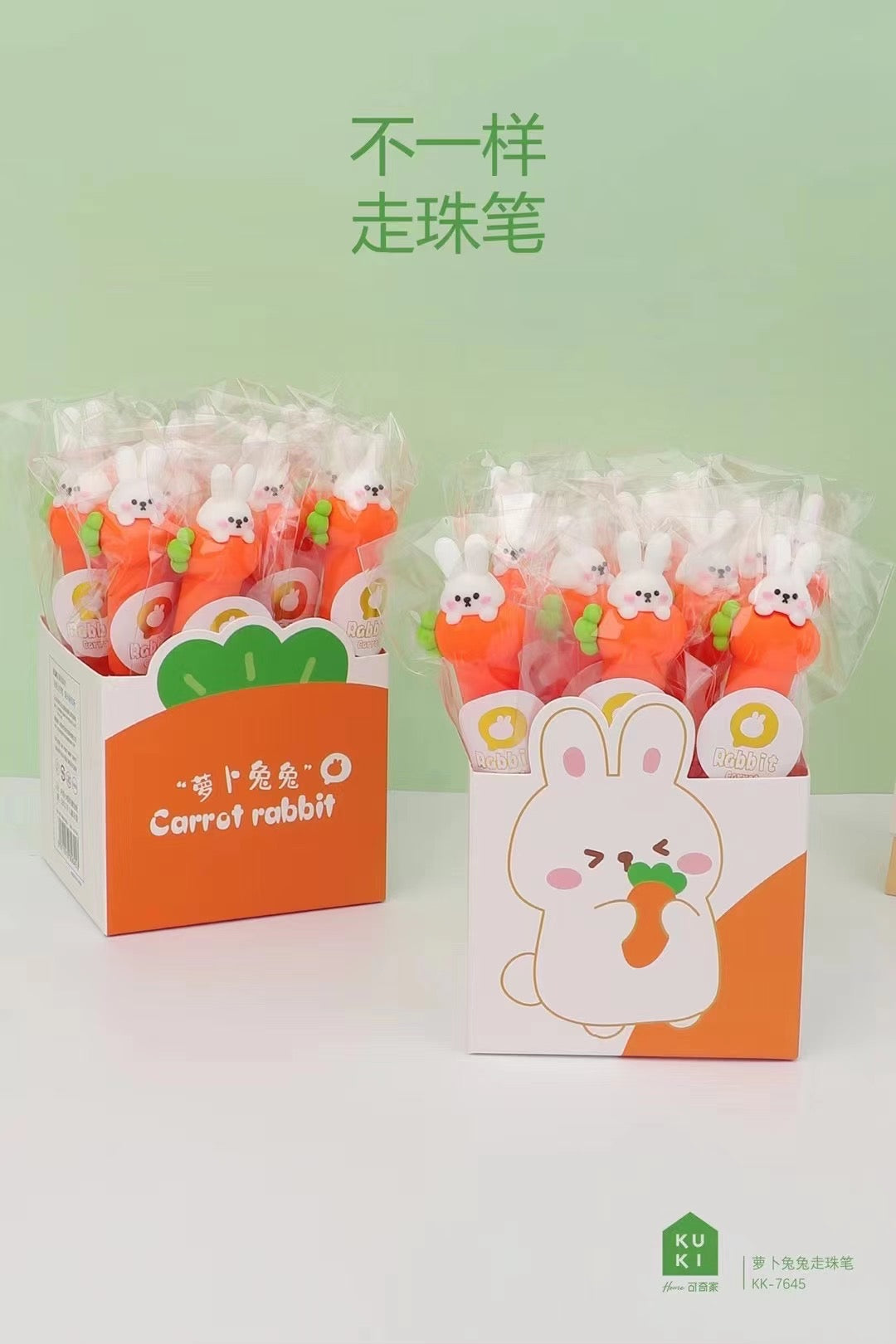 Bunny Carrot Rollerball Pen