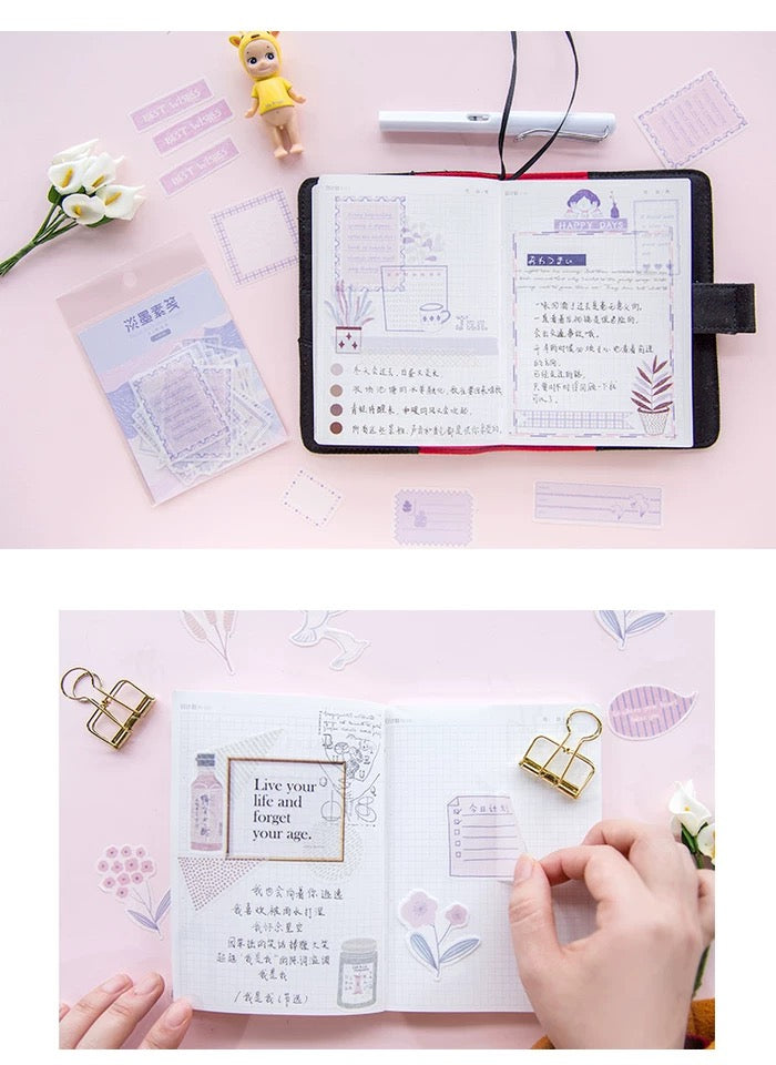 House Plant Washi Flake Sticker