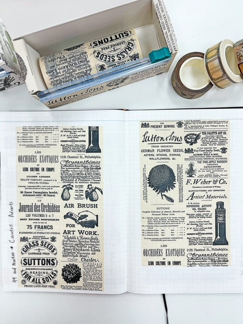 Adverts 49 And Market Curators 4" Washi Tape Roll