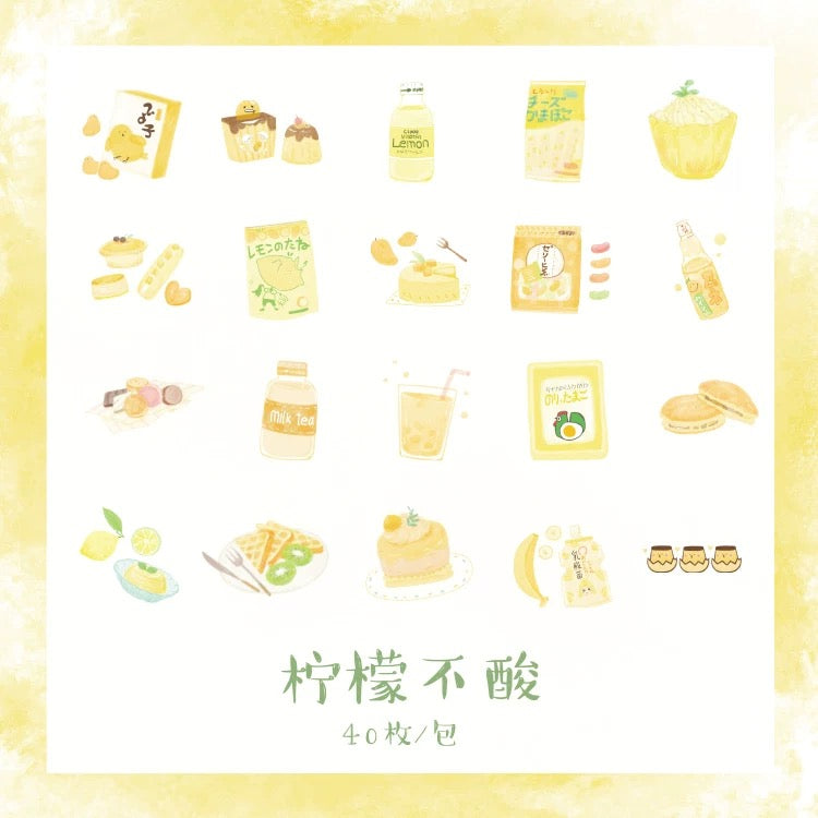 Yummylicious Washi Flake Sticker