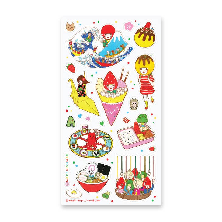Japan Wonderland Sticker Sheet