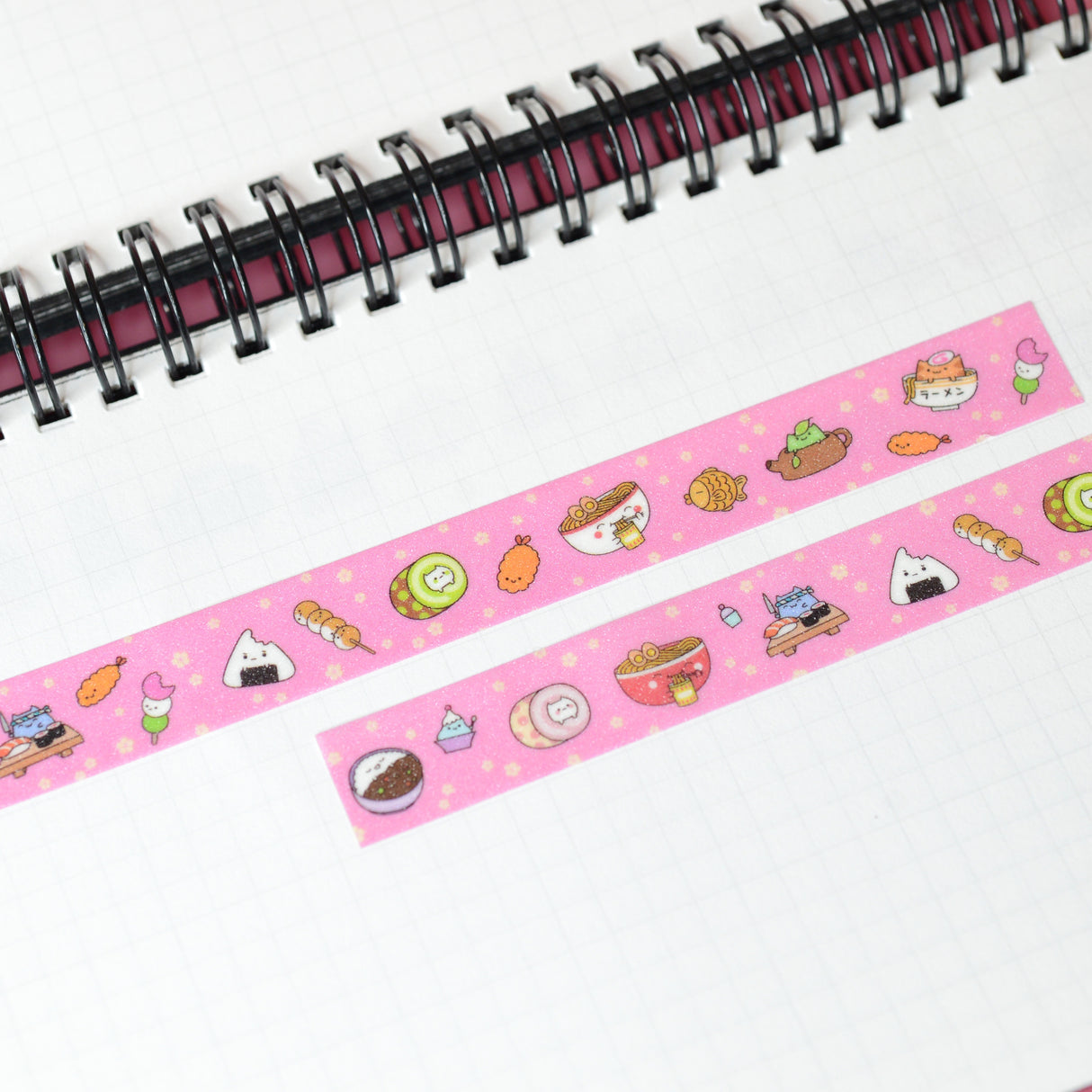 Japanese Foods Glitter Washi Tape