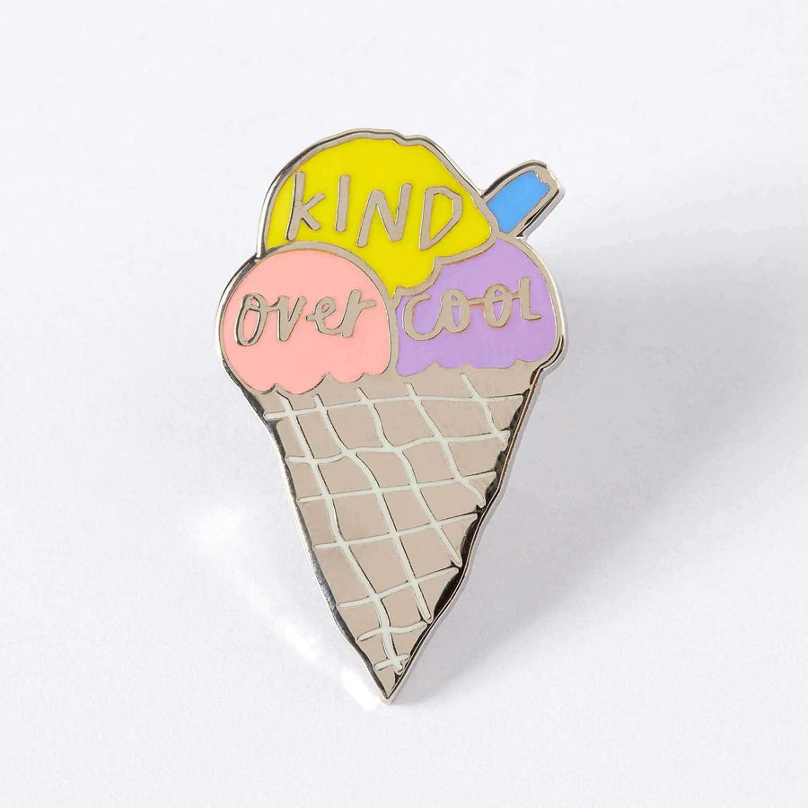 Kind Over Cool Enamel Pin