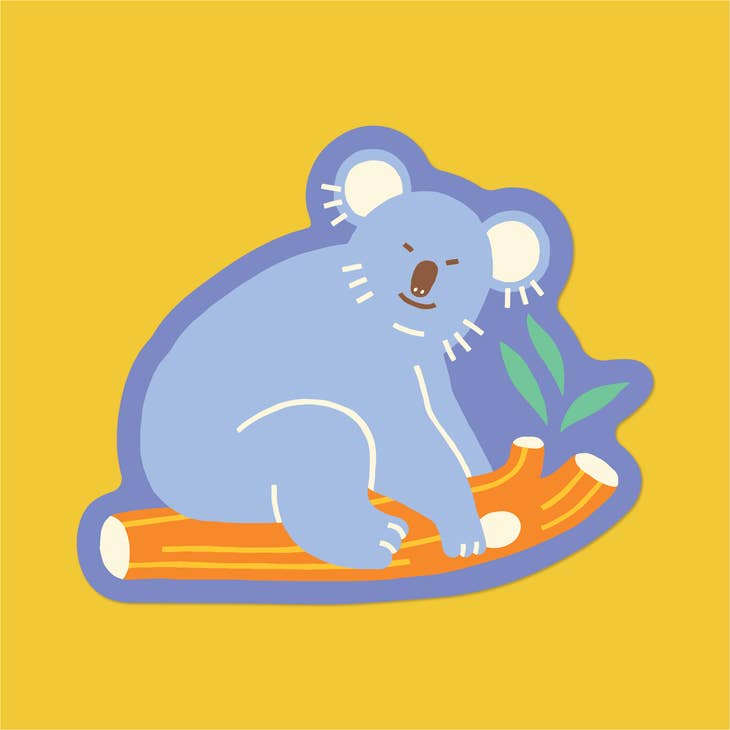 Pegatina de vinilo de koala