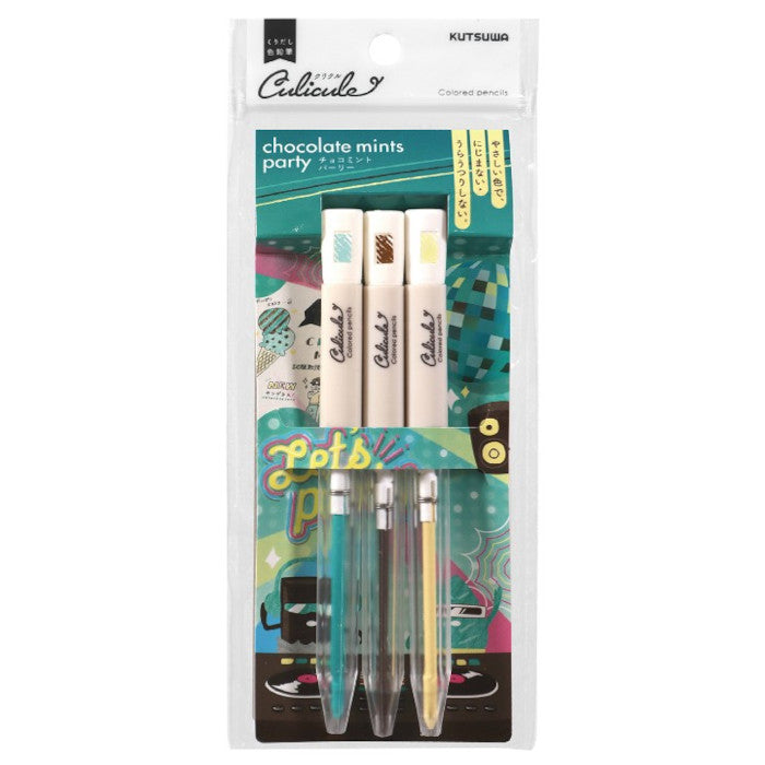Lápices de colores Kutsuwa Culicule Chocolate Mints