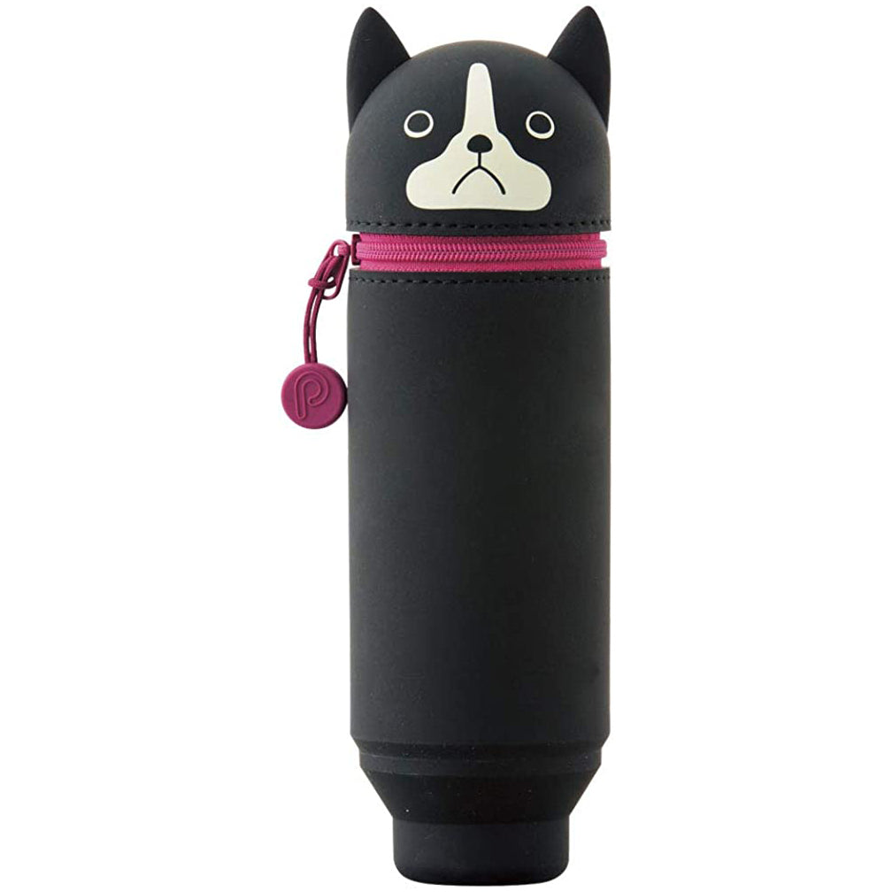 Lihit Lab PuniLabo Stand Up Pen Case Boston Terrier