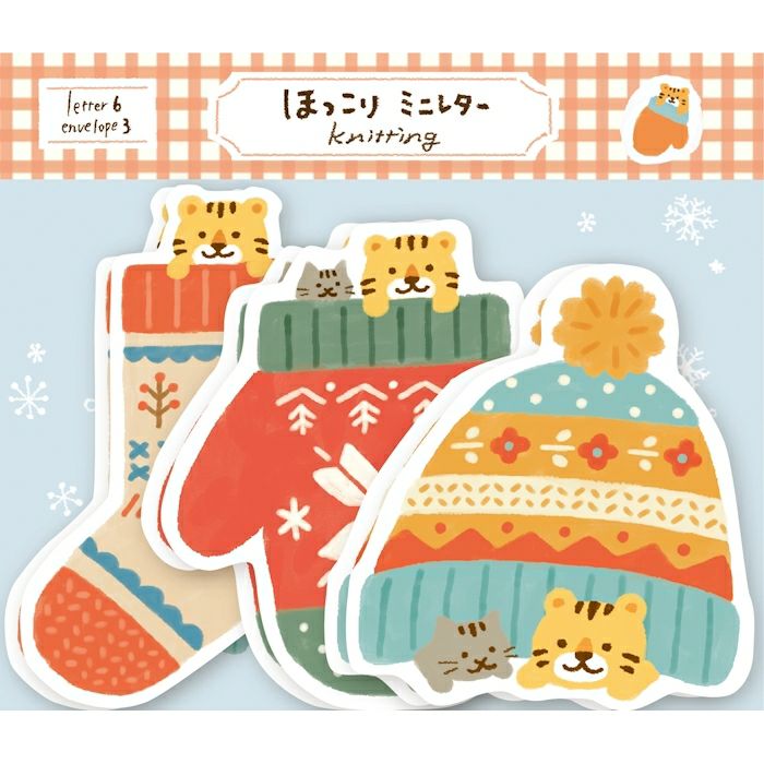 Papeles y sobres para escribir tejidos