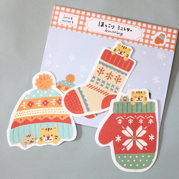 Papeles y sobres para escribir tejidos