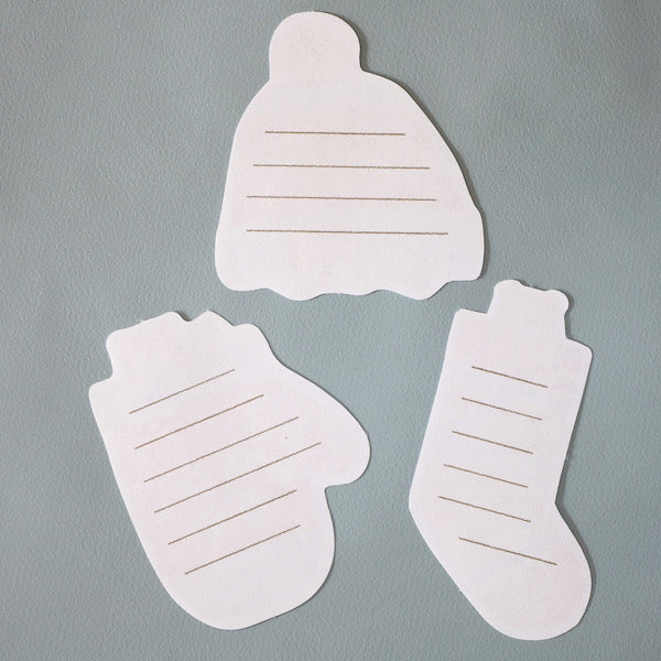 Papeles y sobres para escribir tejidos