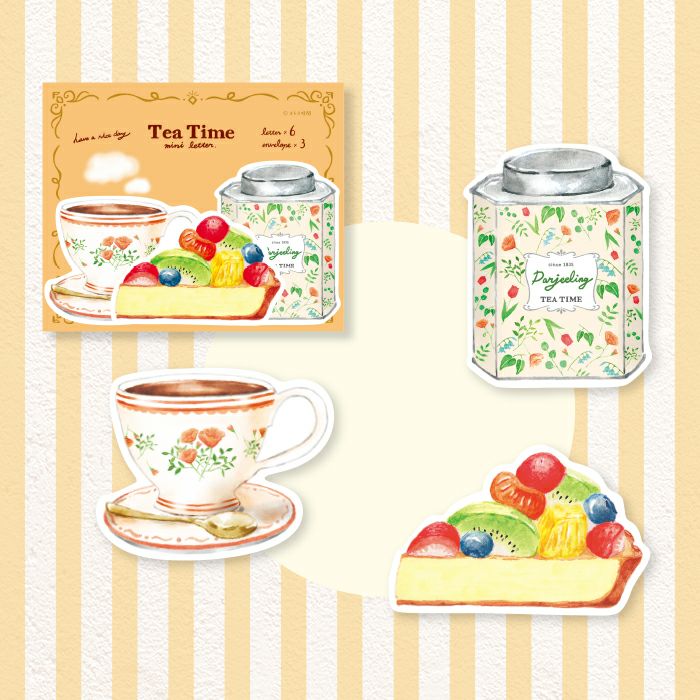 Tea Time Darjeeling Letter Set - Writing Papers & Envelope