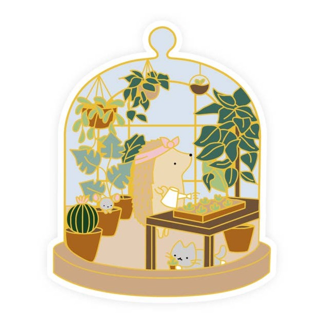 Little Worlds Plant Mom Vinyl Sticker