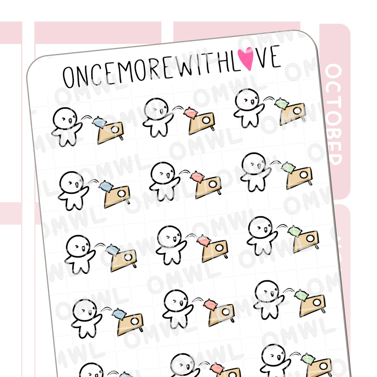 M894 Cornhole Planner Sticker