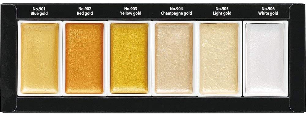 Kuretake Gansai Tambi Starry Colors 6 Color Set