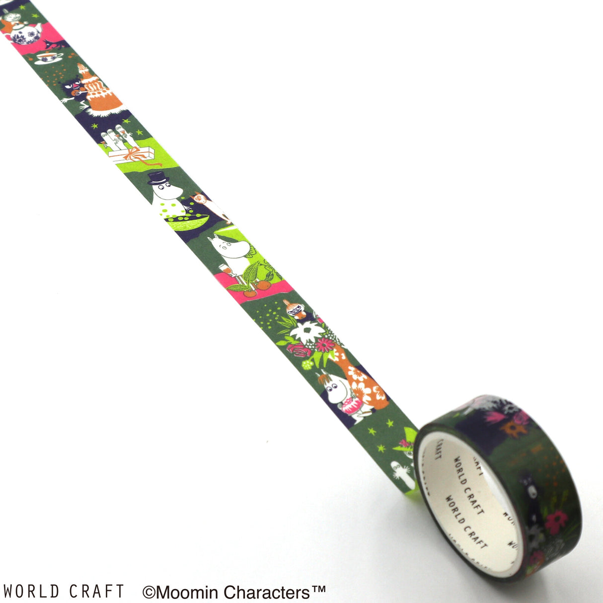 Moomin Washi Tape Cake Green