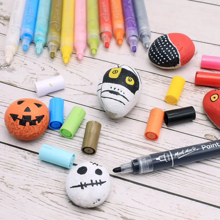 Acrylic Paint Pens Signature Broad Tip 3mm 12pcs