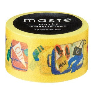 Baggage Suitcase Washi Tape