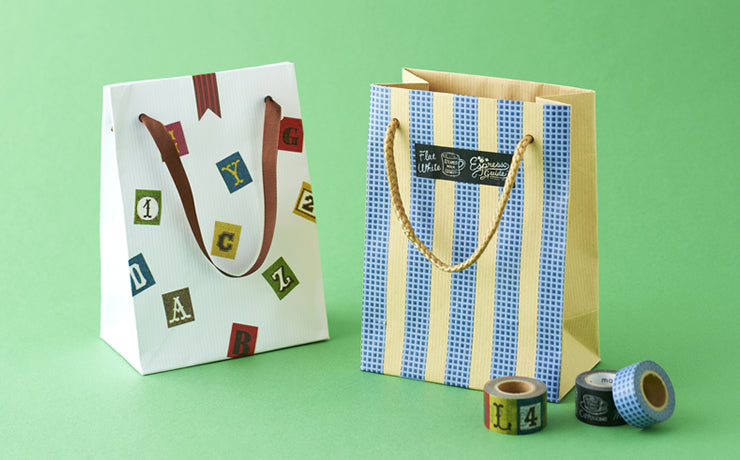 Cinta washi japonesa con alfabeto • Cinta adhesiva decorativa Masté Scrap Deco