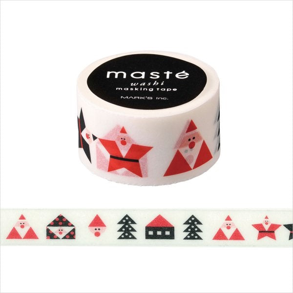 Santa Claus Japanese Washi Tape • Japan Masté Masking Tape
