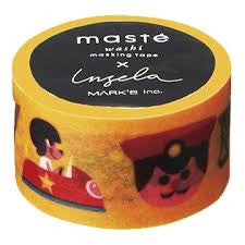 Ingela P Arrhenius Orange Japanese Washi Tape