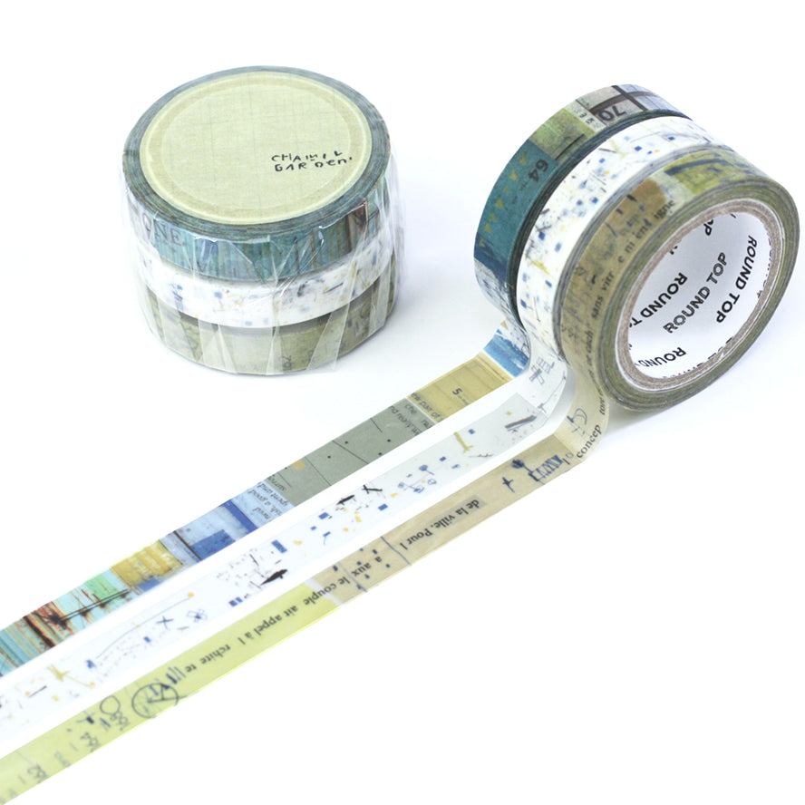 小徑文化×夏米花園 - マスキングテープ - Chamil Garden Colors of Seasons / 女郎花 OMINAESHI