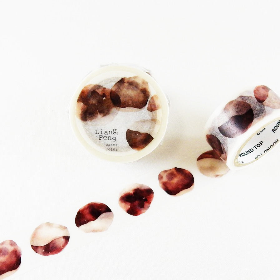 Cinta washi de semillas marrones 小徑文化×Liang Feng Path