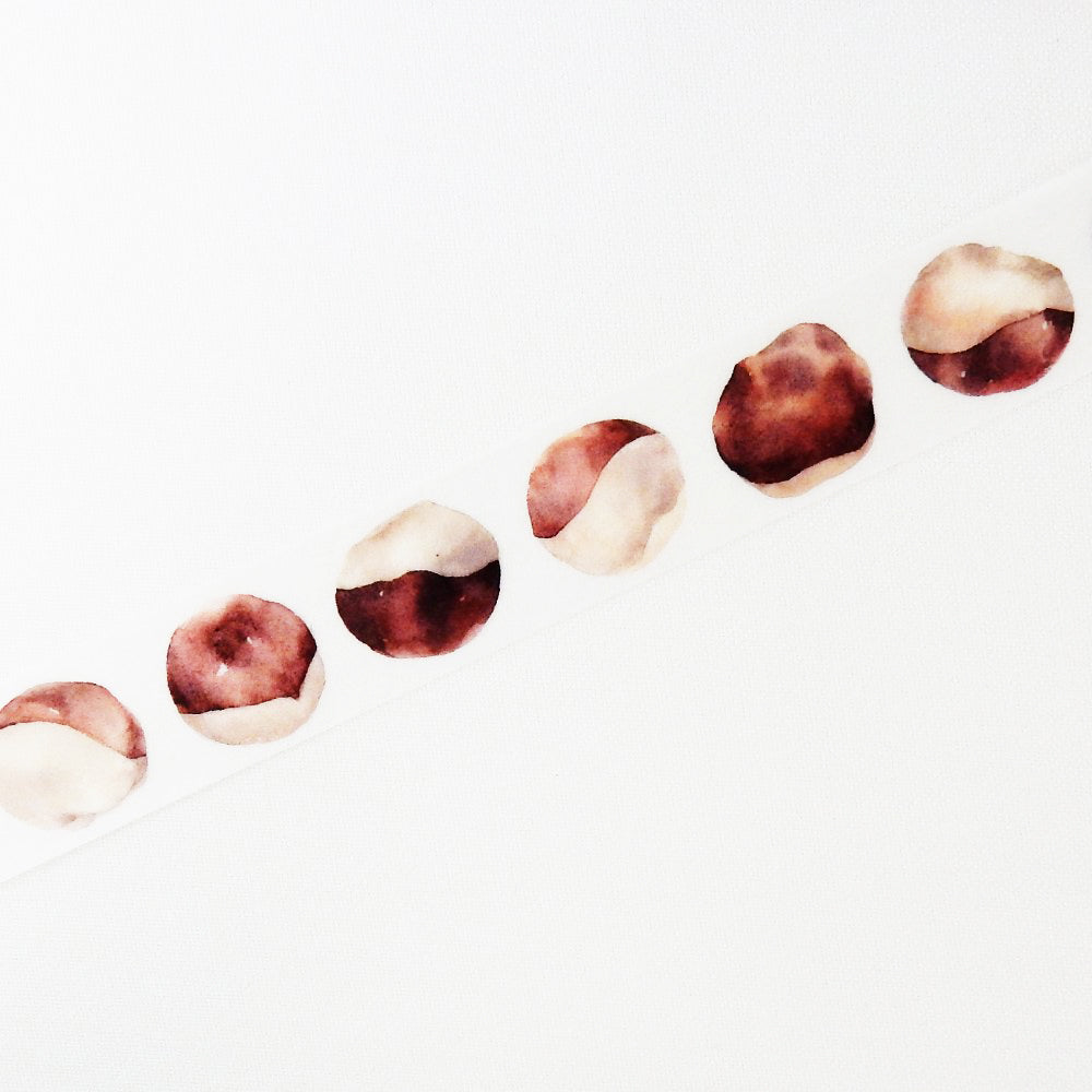 Cinta washi de semillas marrones 小徑文化×Liang Feng Path