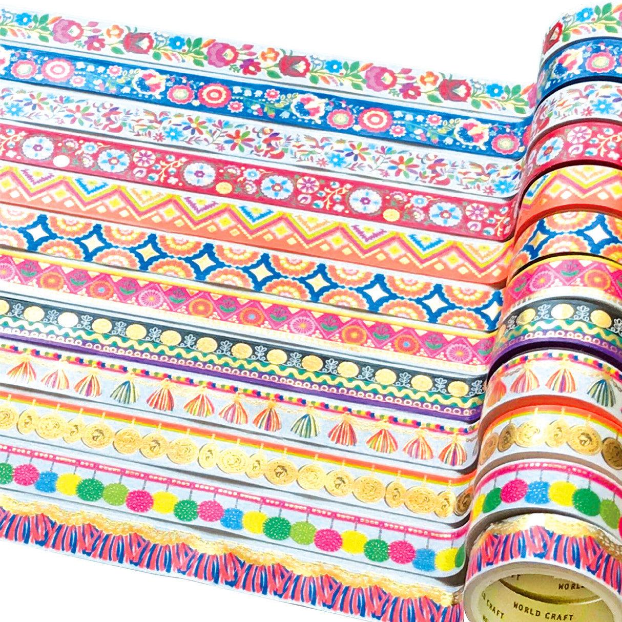 Nation Costume Fringe Foil Washi Tape