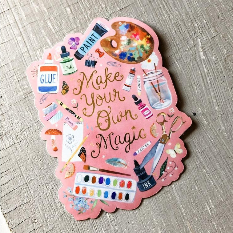 Adorn your laptop, notebook, car, or just about anything that might need a little extra beauty!
This die-cut, matte sticker measures 3 x 4″ and is printed at the highest quality!
Adorn your laptop, notebook, car, or just about anything that might need a little extra beauty!
This die-cut, matte sticker measures 3 x 4″ and is printed at the highest quality!
Lettering is in a metallic GOLD
Lettering is in a metallic GOLD
