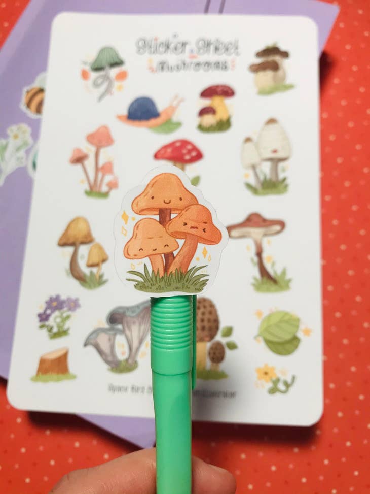 Mushrooms Sticker Sheet