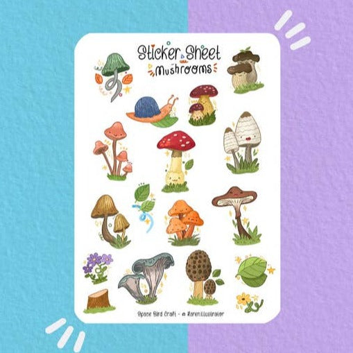 dalmatian sticker-collecting book – medium mushroom