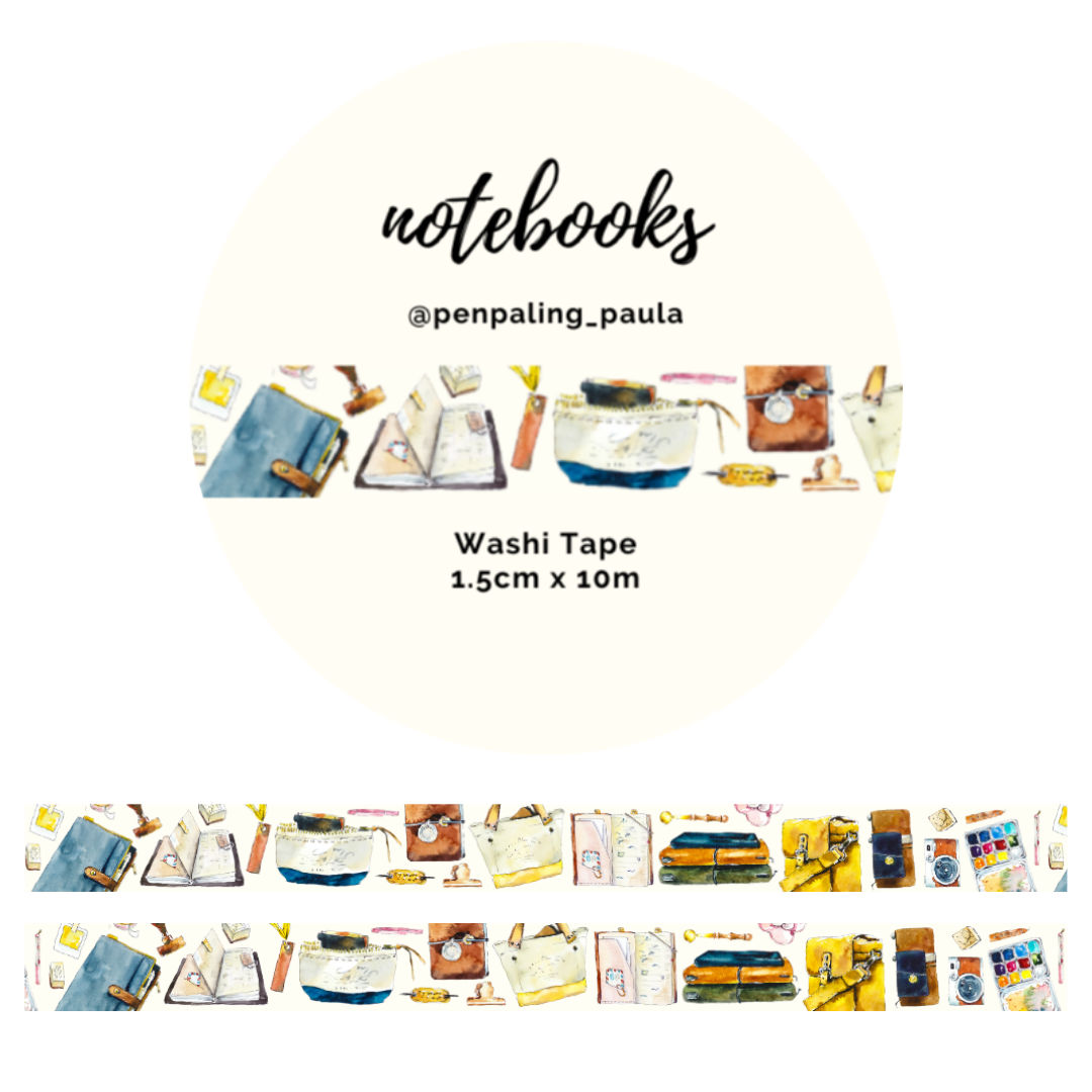 Cuadernos Washi Tape