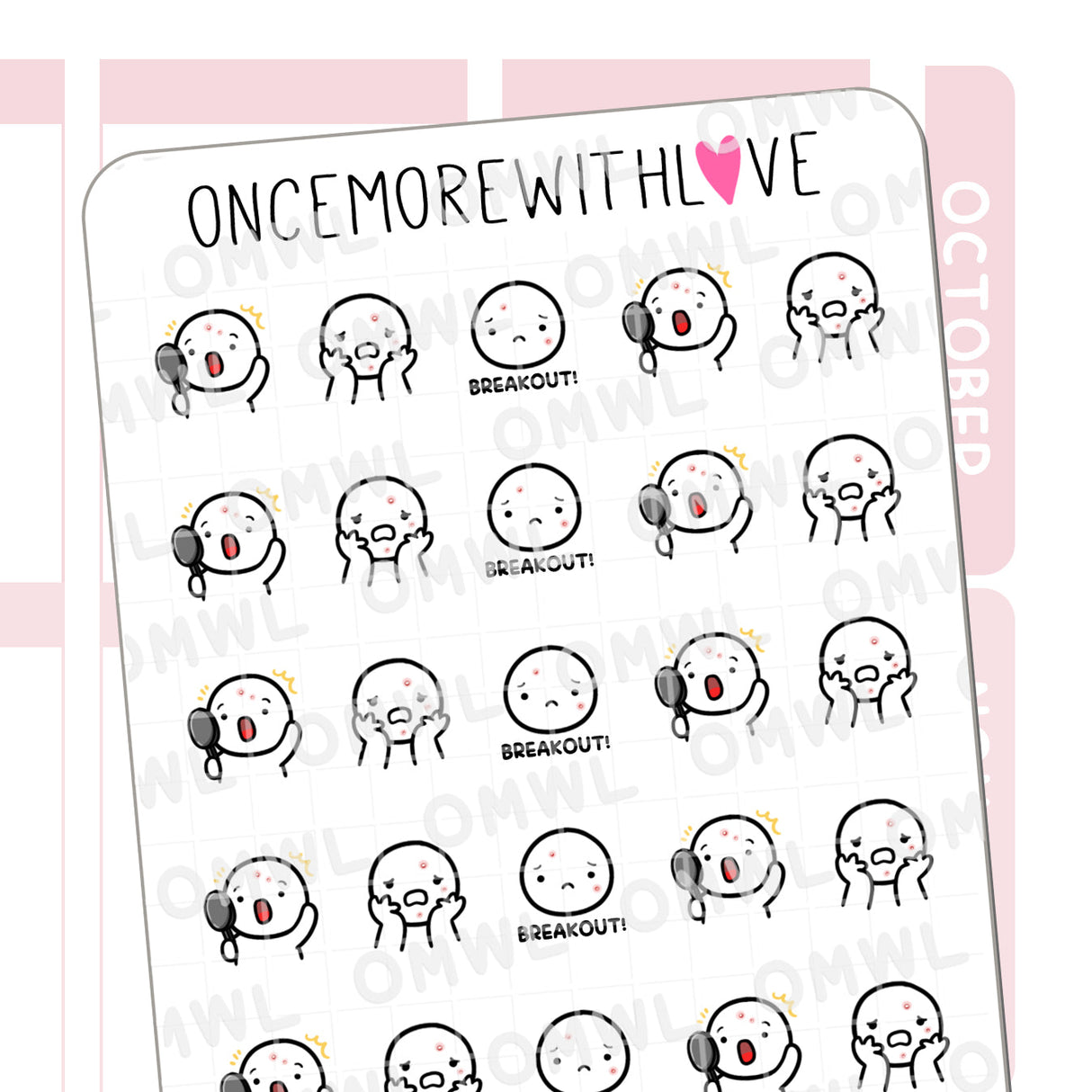 M1189 Pimples Sticker