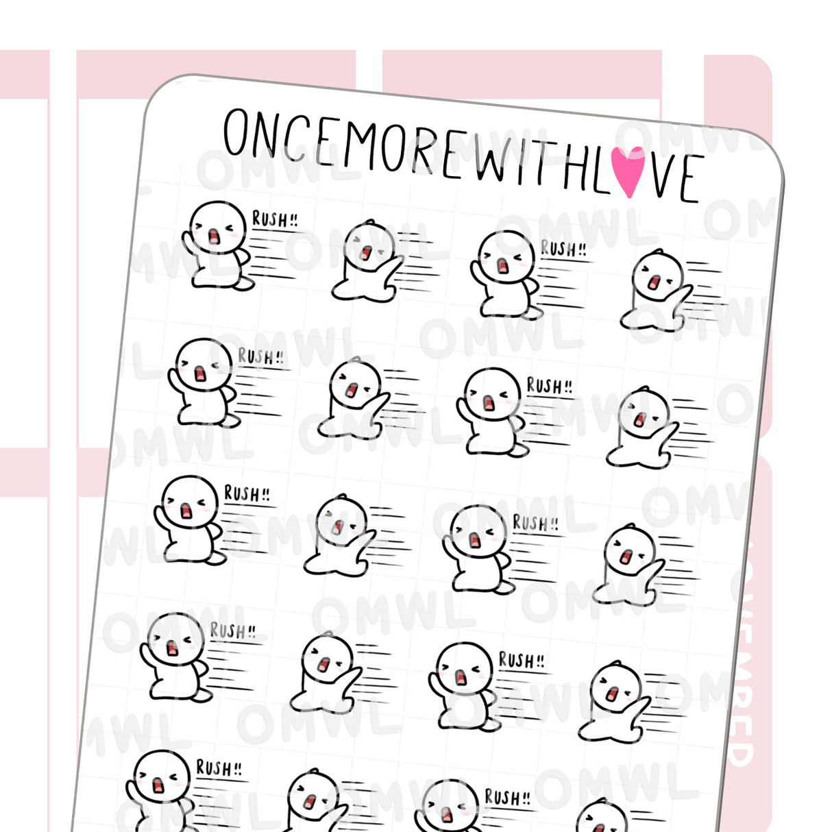 M1235 In a Rush 2.0 Sticker