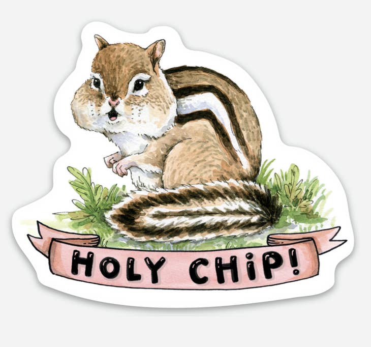 Oh Chip! Chipmunk Sticker