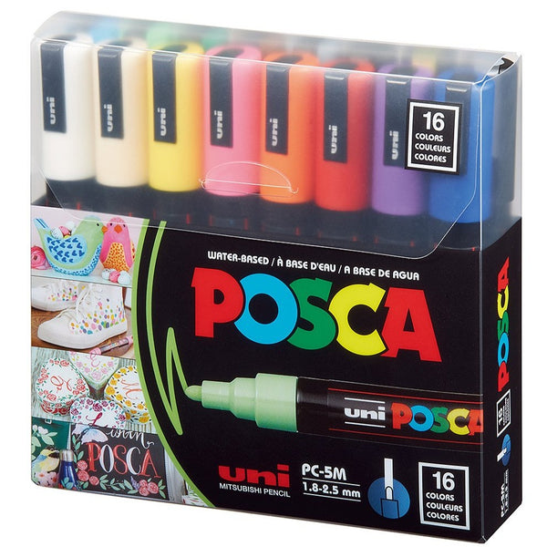 8 Posca Paint Markers, 5M Medium Markers with Comoros