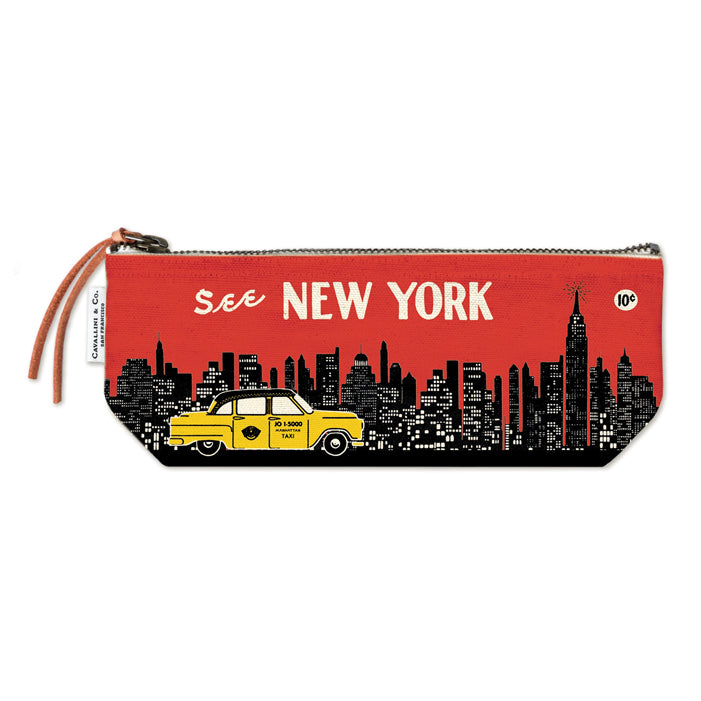 New York Vintage Inspired Mini Pouch