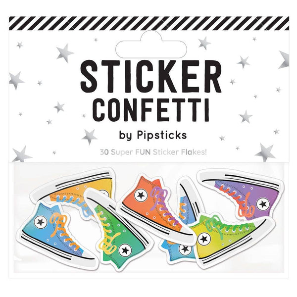 Rainbow High Tops Sticker Confetti Flake Sticker Pipsticks