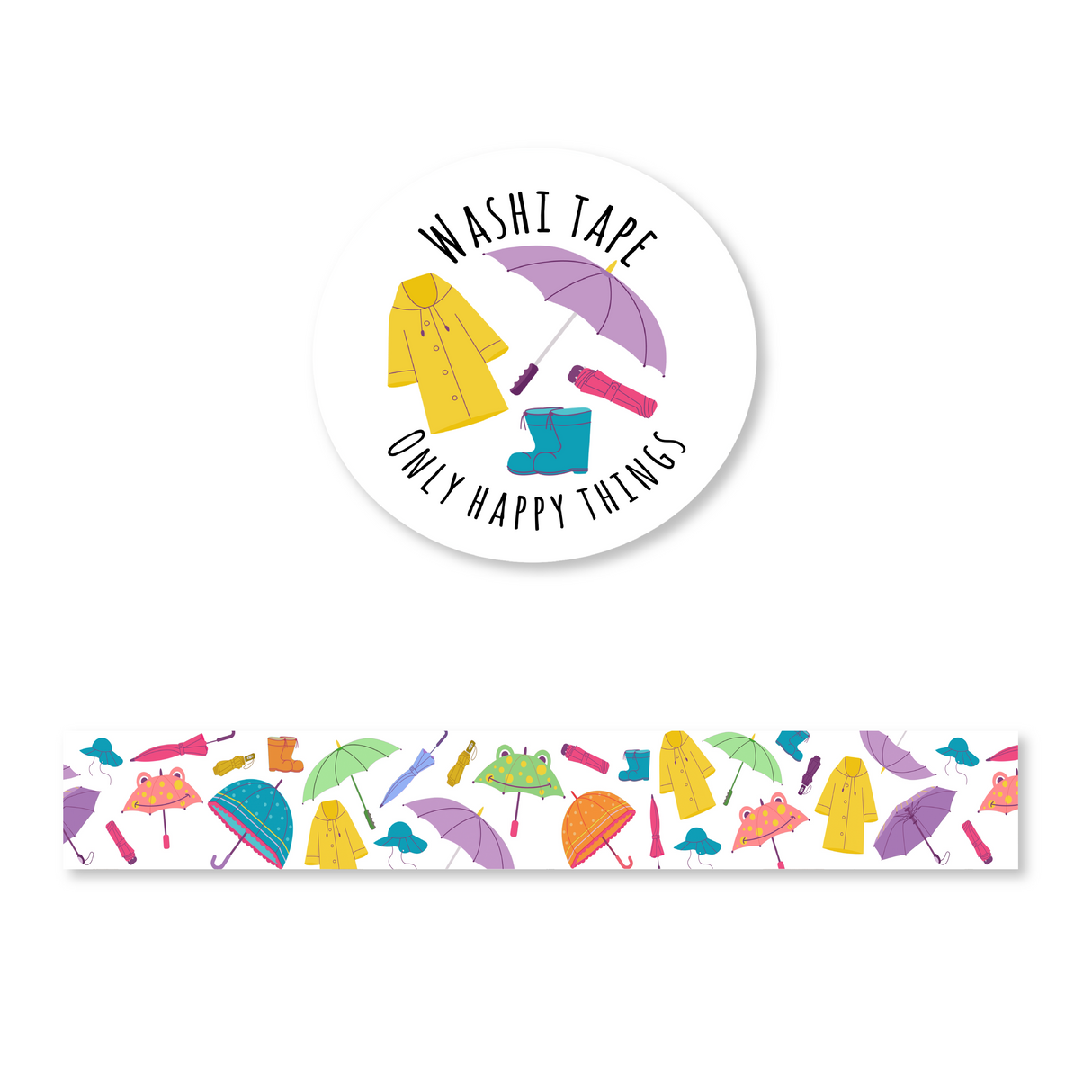 Rainy Day Washi Tape
