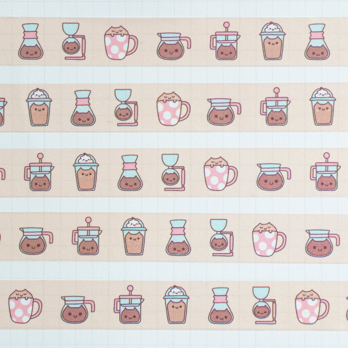 Neko Coffee Washi Tape