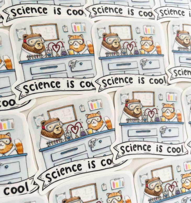 Science Is Cool Sticker