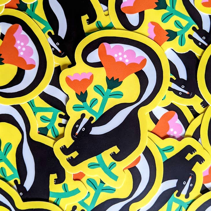 Skunk Vinyl Sticker
