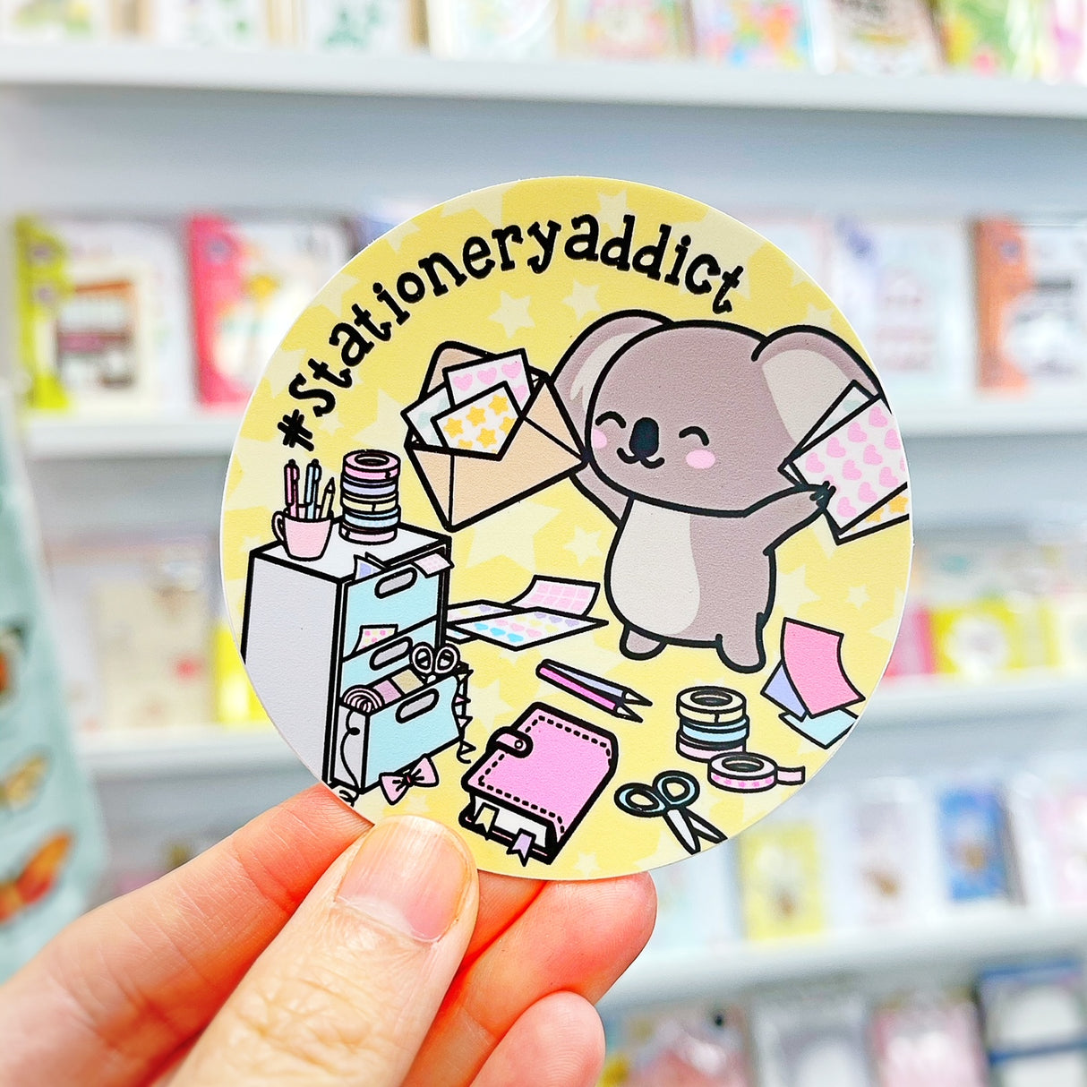 Stationery Addict Koala Bear Vinyl Sticker